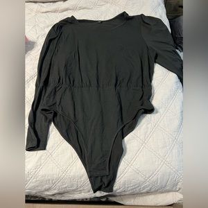 Black body suit plus size
